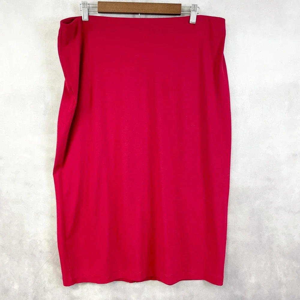 J Jill Wearever Women Skirt Size Large Midi Classic Minimalist Capsule Old Money